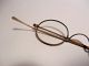 Antique Civel War Eyeglasses Long Side Arms About 2 X Reading Glasses Optical photo 1
