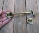 Old Wt&s Solid Brass Cabin Hook Latch Other Antique Hardware photo 1