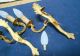 Antique French Bronze Elegant Wall Light Lamp Sconces Chandeliers, Fixtures, Sconces photo 5