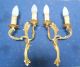 Antique French Bronze Elegant Wall Light Lamp Sconces Chandeliers, Fixtures, Sconces photo 6