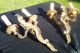 Vintage Ornate Gilt Solid Brass Wall Lights,  French Chandeliers, Fixtures, Sconces photo 5