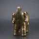 Chinese Brass Hand Carved Elephant & Ruyi Statue Z343 Elephants photo 4