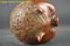 China Collectible Old Resin Carve Pig Lucky Cute Statue Decor Boy Or Girl Mascot Other Antique Chinese Statues photo 2