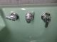 Vtg Jadeite Green Porcelain Ceramic Bathroom Sink Old Standard Plumbing 650 - 16 Plumbing photo 4