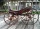 1800 ' S Antique Wooden Doll Carriage W/canopy Surrey Top  Pick Up Only Baby Carriages & Buggies photo 4