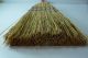 Vintage Corn Husk Hearth Whisk Broom Red Wood Handle Hearth Ware photo 1