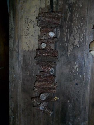 Primitive Cob Cluster / Garland,  Early Look Hanging Dry Goods,  Extra Long photo
