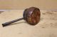 18th C Dovetailed Copper Hearth Cooking Pot With Iron Handle Prefect Primitives photo 5