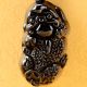 Natural Obsidian Hand Carved Beast Pendant D1295 Necklaces & Pendants photo 1