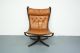 Vintage Tan Leather Falcon Chair By Sigurd Resell Ressell High Back 1658 1900-1950 photo 1