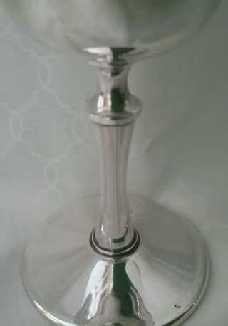 Vintage E L De Uberti Italy Silver Plate Wine Goblet photo