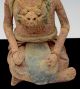 Very Old Early Pre Columbian Pottery God Chief Medicine Man Figure Mayan Aztec The Americas photo 6
