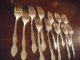 Wm Rogers And Son Victorian Rose Choice 6 Salad Forks Or Teaspoons Flatware & Silverware photo 5
