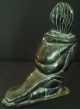 Vintage Very Inuit Soapstone Carving Signed Numbered,  Eskimo Woman Native American photo 3