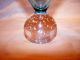 Blue Crystal Scandinavian Martini Cocktail Glass Clear Bubble Ball Base 5 