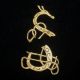 Magnificent Viking Ancient Gold Zoomorphic Snake / Dragon Amulet Circa 800 Ad British photo 10