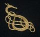 Magnificent Viking Ancient Gold Zoomorphic Snake / Dragon Amulet Circa 800 Ad British photo 1