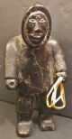 Vintage Very Inuit Soapstone Carving Signed Numbered,  Eskimo Hunter Native American photo 1