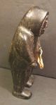 Vintage Very Inuit Soapstone Carving Signed Numbered,  Eskimo Hunter Native American photo 3