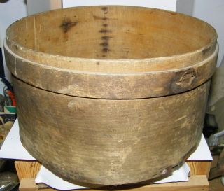 Antique Grain Measure - Gallon Size - Extra Wood Ring From Maine Barn Farm photo