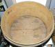 Antique Grain Measure - Gallon Size - Extra Wood Ring From Maine Barn Farm Primitives photo 1