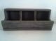 Primitive Country Farmhouse Chicken Coop Cubby Black Distressed Storage Bin Box Primitives photo 9