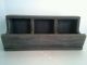 Primitive Country Farmhouse Chicken Coop Cubby Black Distressed Storage Bin Box Primitives photo 1