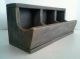 Primitive Country Farmhouse Chicken Coop Cubby Black Distressed Storage Bin Box Primitives photo 2