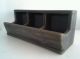 Primitive Country Farmhouse Chicken Coop Cubby Black Distressed Storage Bin Box Primitives photo 3