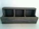 Primitive Country Farmhouse Chicken Coop Cubby Black Distressed Storage Bin Box Primitives photo 4