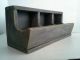 Primitive Country Farmhouse Chicken Coop Cubby Black Distressed Storage Bin Box Primitives photo 5