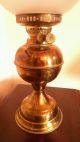 Vintage Brass Oil Lamp 20th Century photo 10
