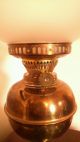 Vintage Brass Oil Lamp 20th Century photo 1