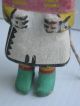 Antique Stiff Arm Vintage Hopi Indian Kachina Doll - Early Example W/neck Cord Native American photo 2