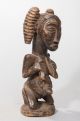 Bembe Kneeling Female Ancestor Sculpture,  D.  R.  Congo,  Zambia,  African Tribal African photo 1