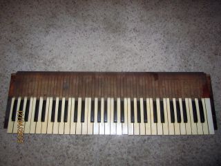Antique 1800s Victorian Piano Keyboard Pump Reed Parlor Celluloid Organ Keys photo