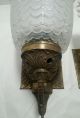 Antique Vtg Ornate Victorian Brass Wall Sconce Light Fixture Chandeliers, Fixtures, Sconces photo 2