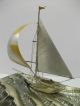 The Sailboat Of Silver Of The Most Wonderful Japan.  A Japanese Antique. Other Antique Sterling Silver photo 7