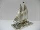 Huge Sailboat Of Silver960 Of Japan.  2masts.  270g/ 9.  51oz.  Takehiko ' S Work. Other Antique Sterling Silver photo 1