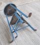 Vintage Industrial Metal Stool W/ Swivel Step Seat - Chair - Kitchen - Blue (8) Post-1950 photo 9