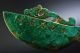 Collectible Chinese Old Green Jade Hand Carved Dragon Weapon Jp11 Swords photo 1