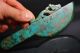 Collectible Chinese Old Green Jade Hand Carved Dragon Weapon Jp11 Swords photo 3