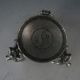 Chinese Silver Bronze Handwork Plate W 3 Cats Plates photo 3