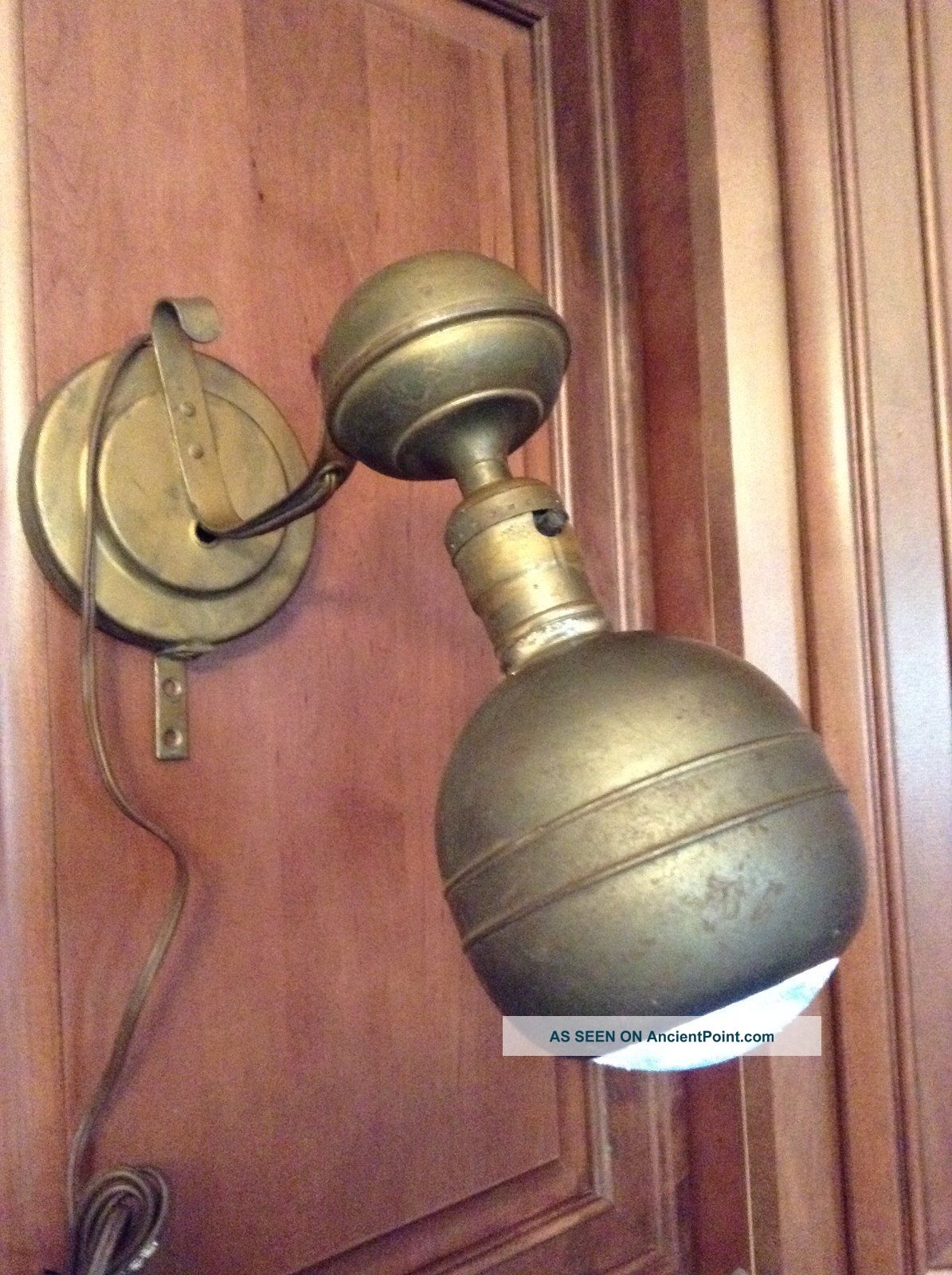 Industrial Vintage Brass Sconce Wall Lamp Chandeliers, Fixtures, Sconces photo