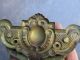 Vintage Brass Drawer Handle Pull Antique Victorian Design Cupboard Shell Fan Old Other Antique Hardware photo 3