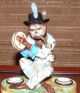 Antique Meissen Monkey Double Inkwell Porcelain Figurine Figurines photo 1