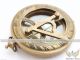 Nautical Maritime West London Stempunk Brass Sundial Compass Push Button Pirate Compasses photo 5