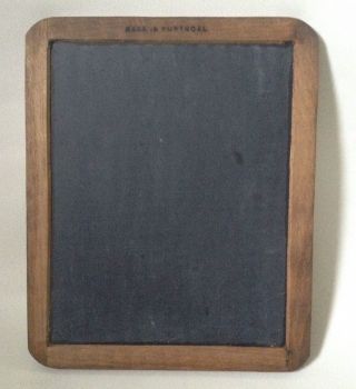 Vintage Child ' S Slate Small Chalk Board 10.  25 
