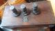 Old Gec Wooden Cased Amp Meter 3.  0 Amperes Other Antique Science Equip photo 2