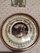Antique German Brass Desk Or Shelf Barometer - Barometers photo 1